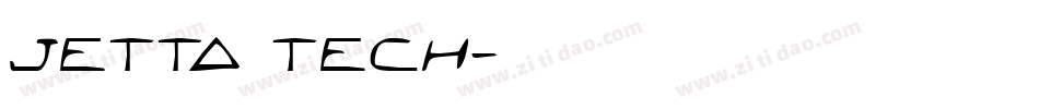 JETTA TECH字体转换